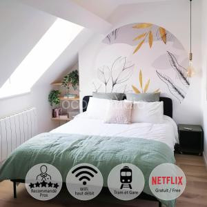 Appartement Hagaki vue panoramique proche gare Netflix à Grenoble