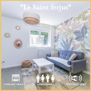 Le Saint Ferjus 2 Chambres-Parking Gratuit à Grenoble
