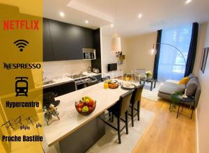 Le Huppé, Hypercentre, proche Bastille, WIFI illimité & Netflix à Grenoble